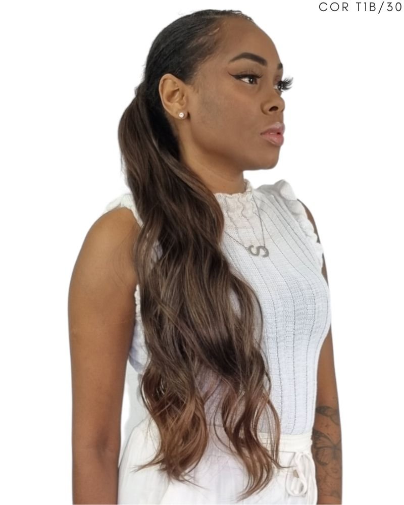 Rabo Ondulado Mala com Velcro - Sleek
