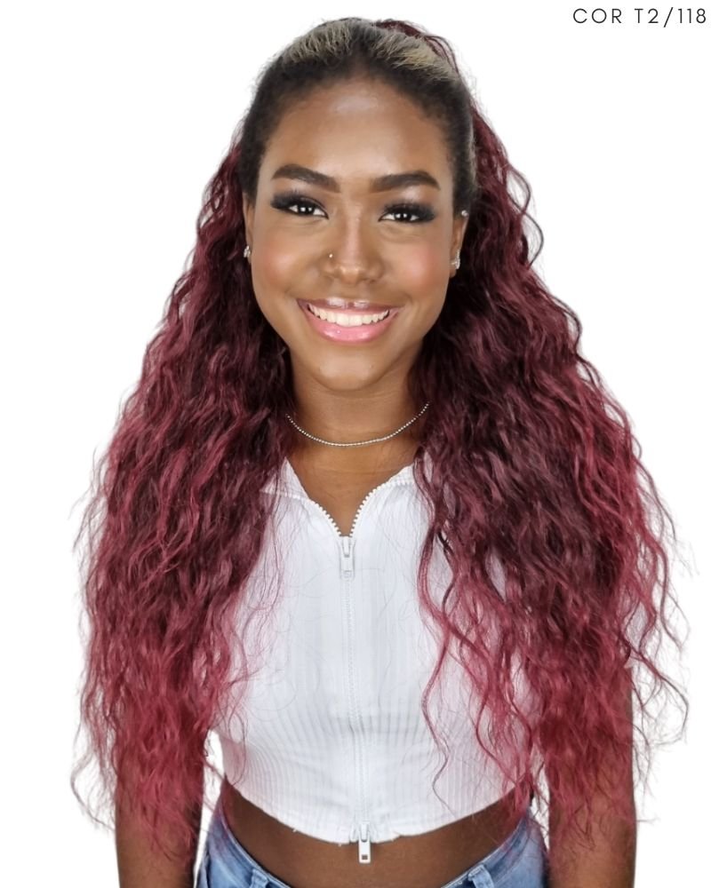 Rabo Ondulado Mayara - Pink Hair