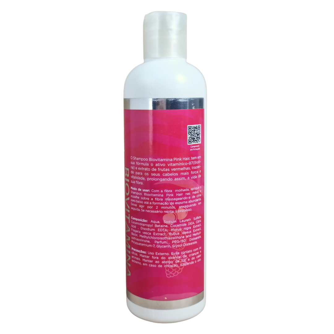 Shampoo Biovitamina 320ml - Pink Hair