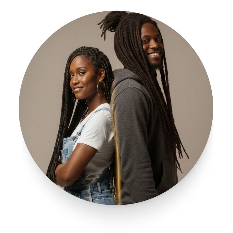 Imagem Jumbos, Marley e Dreads